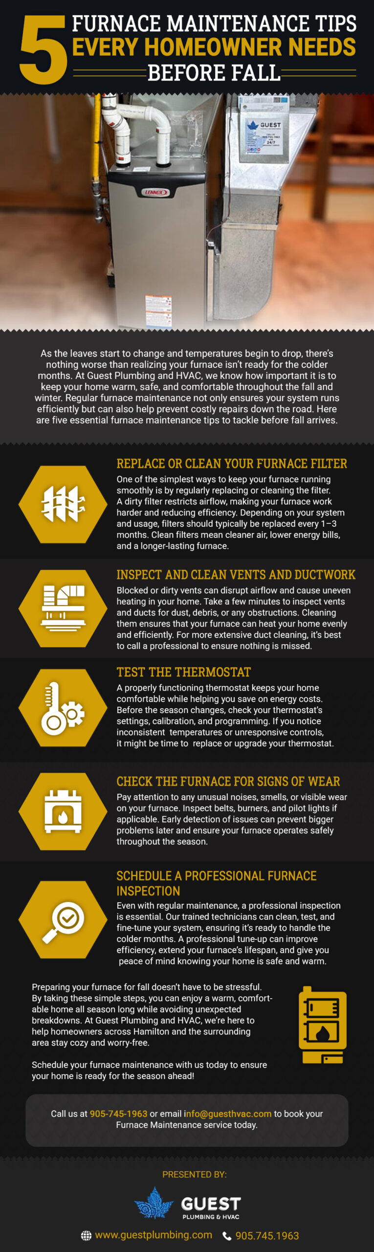 5 Furnace Maintenance Tips Every Homeowner Needs Before Fall